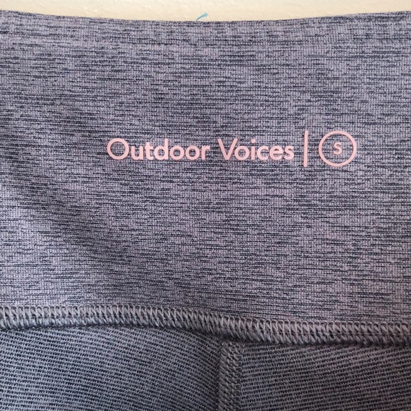 Outdoor Voices 7/8 warmup leggings, size S, navy - Picture 5 of 5